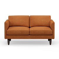 Hutch Rise Textured Weave 2 Seater Sofa with Curve Arms 