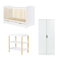 Ickle Bubba Coleby Scandi Classic 3 Piece Furniture Set and Under Drawer