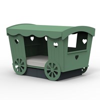 Mathy by Bols Carriage Bed with Storage Drawers 