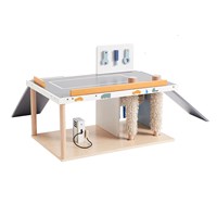Kids Concept Aiden Wooden Garage and Petrol Station Play Set