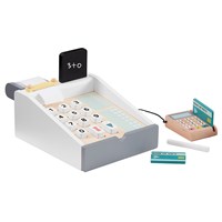 Kids Concept Wooden Toy Cash Register with Card Machine
