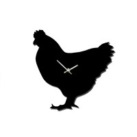Wagging Tail Chicken Clock