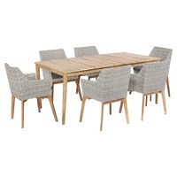 Pacific Lifestyle Larissa 6 Seater Outdoor Dining Set