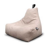 Extreme Lounging Mighty B Faux Leather Indoor Bean Bag in Latte