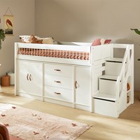 Lifetime All in One Semi High Storage Bed 