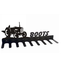 Boot Rack in Little Red Tractor Design 