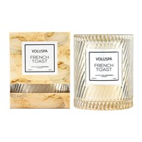 Voluspa Macaron Candle with Cloche Cover in French Toast