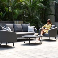 Maze Rattan Ambition 3 Seat Sofa Set with Free Winter Cover 