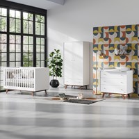 Vox Mid Baby Cot Bed 3 Piece Nursery Set 