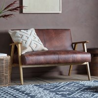 Pembrokeshire 2 Seater Leather Sofa  