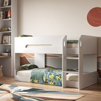 Flair Furnishings Mystic Low Pod Bunk Bed in White