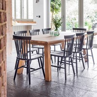 Garden Trading Oakridge Dining Set with Spindle Back Chairs