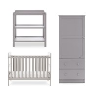 Obaby Grace Mini Cot Bed 3 Piece Nursery Furniture Set 