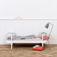Oliver Furniture Contemporary Wood Original Single Kids Bed in White