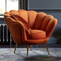 Sapri Velvet Lounge Chair 