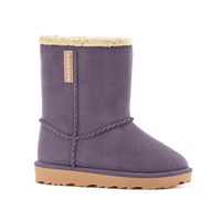 Waterproof Children's Snug Winter Boots in Purple - UK 13 