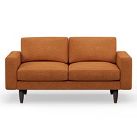 Hutch Rise Textured Weave 2 Seater Sofa with Block Arms 