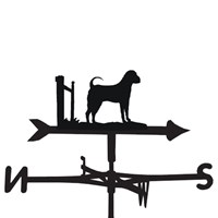Weathervane in Sharpei Dog Design 