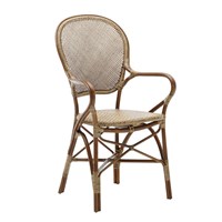 Sika Stackable Rattan Rossini Dining Chair in Antique