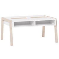 Vox Spot Coffee Table with Storage in Acacia & White