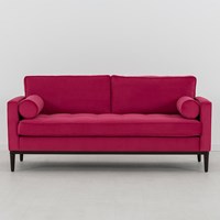 Swyft Sofa in a Box Model 02 Pink Velvet 2 Seater Sofa