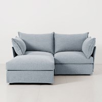 Swyft Sofa in a Box Model 06 Modular Linen 2 Seater Sofa with Chaise