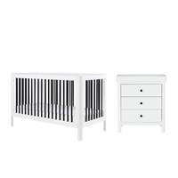 Ickle Bubba Tenby Classic Cot Bed and Changing Unit 