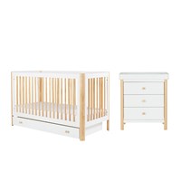 Ickle Bubba Tenby Classic Cot Bed with Under Drawer and Changing Unit 