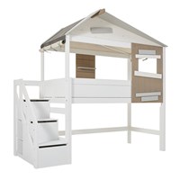 Lifetime The Hideout Mid Sleeper Bed with Steps 