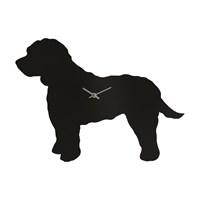 Wagging Tail Cockapoo Dog Clock