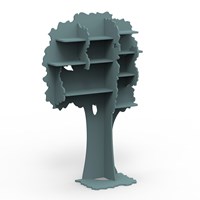 Mathy by Bols Childrens Tree Bookcase in Sam Design 