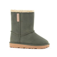Waterproof Children's Snug Winter Boots in Khaki  - UK 13 