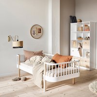 Oliver Furniture Contemporary Wood Original Kids Day Bed in Oak & White