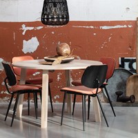 Lange Jan Extending Round Oak Dining Table from 1.2 to 2m by Woood