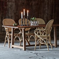 Sika Stackable Rattan Rossini Dining Chair in Natural