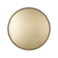Zuiver Bandit Round Wall Mirror in Gold
