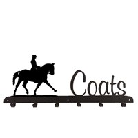Coat Rack in Dressage Horse Design