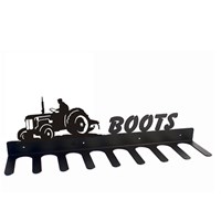Boot Rack in Little Blue Tractor Design 