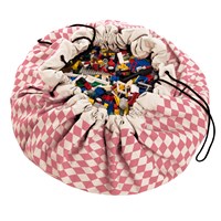 Play & Go Toy Storage Bag in Pink Diamonds Design