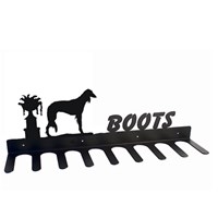 Boot Rack in Saluki Dog Design 