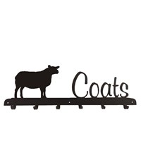 Coat Rack in Texel Sheep Design