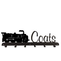 Coat Rack in Train Design