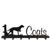 Coat Rack in Vizsla Dog Design