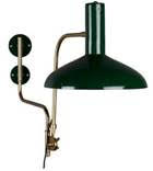 Vintage Wall Light in Gloss Green