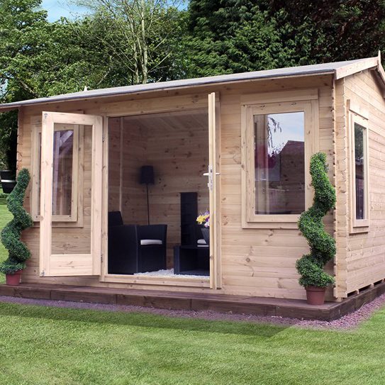 Log Cabin Interior With Cuckooland