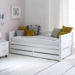 nordic white kids bed