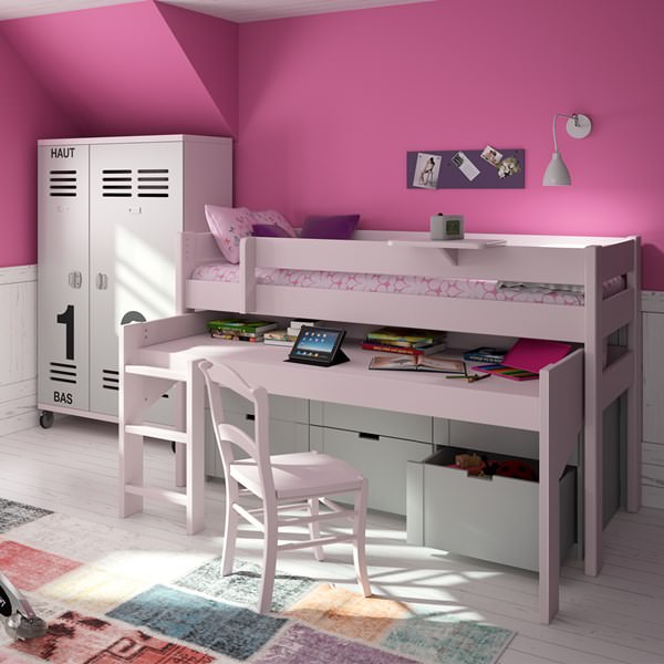 The Ultimate Guide To Mid Sleeper Beds, Mid Sleeper Bed With Pull Out Desk