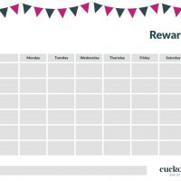 Printable reward charts for kids