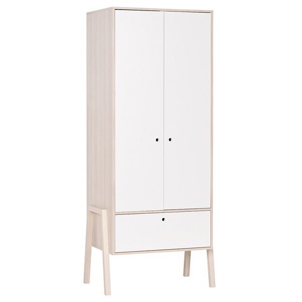 2-Door-Wardrobe-Acacia-White-Closed