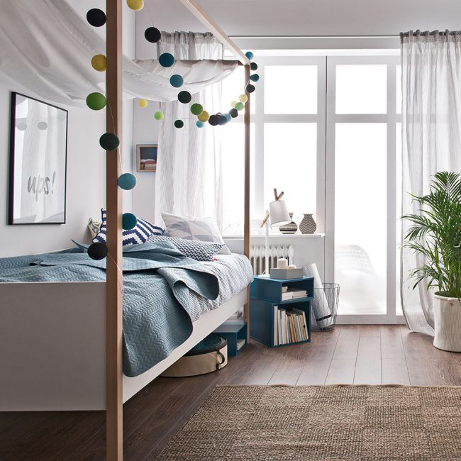 4You-Scandi-4-Poster-Bed